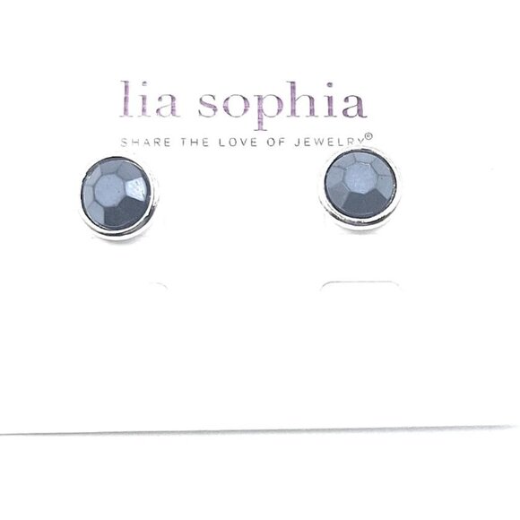 BLUE SKY Retired lia sophia post earrings - Picture 2 of 2